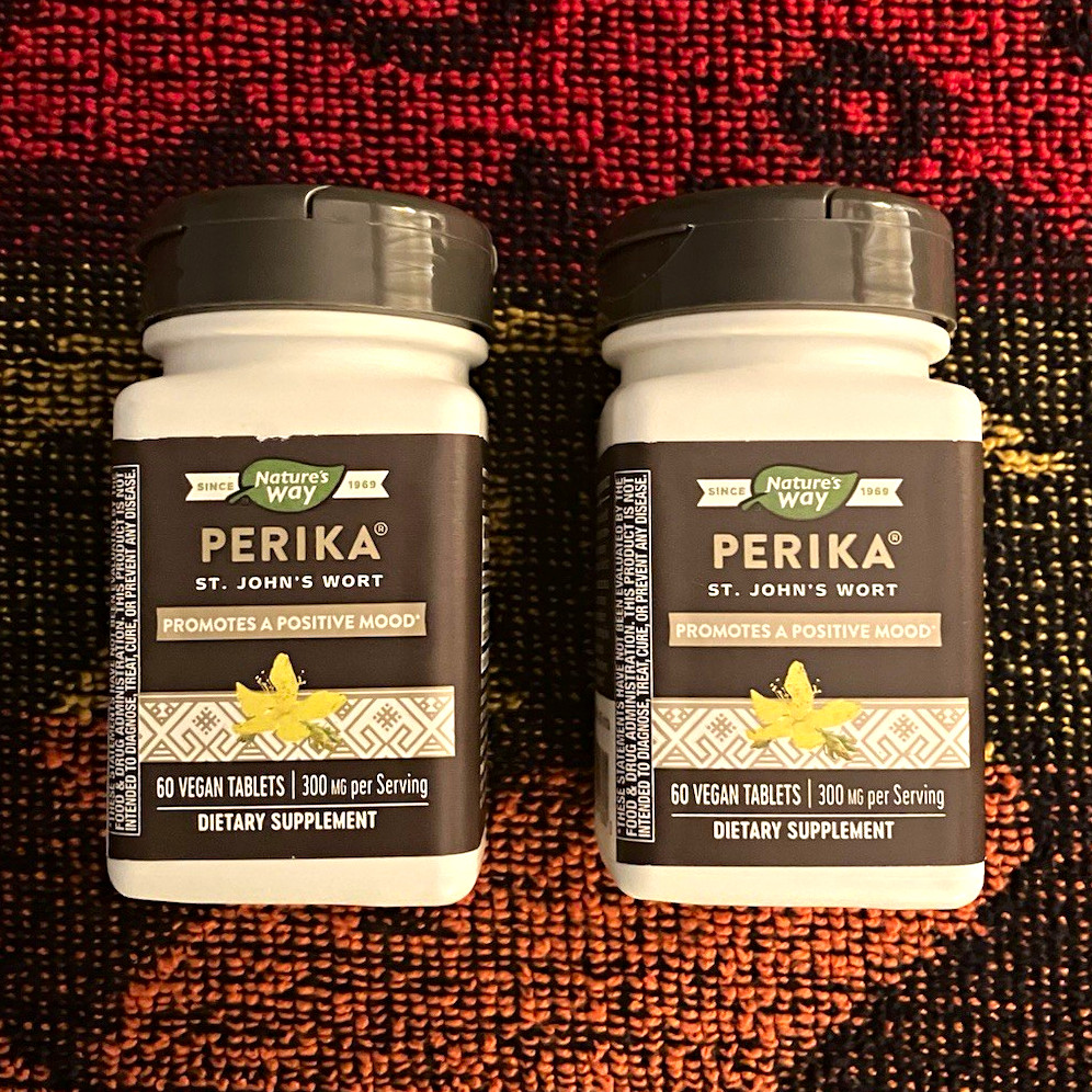 Nature's Way Perika St. John's Wort Mood Support 60 Vegan Tablets 300mg x2