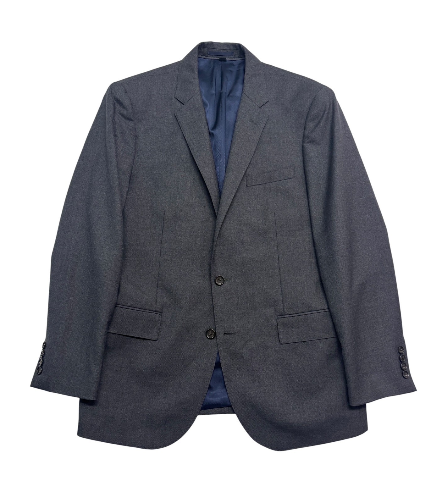 J Crew 42R Charcoal Blazer Jacket Sport Suit Coat Ludlow American Woolen USA