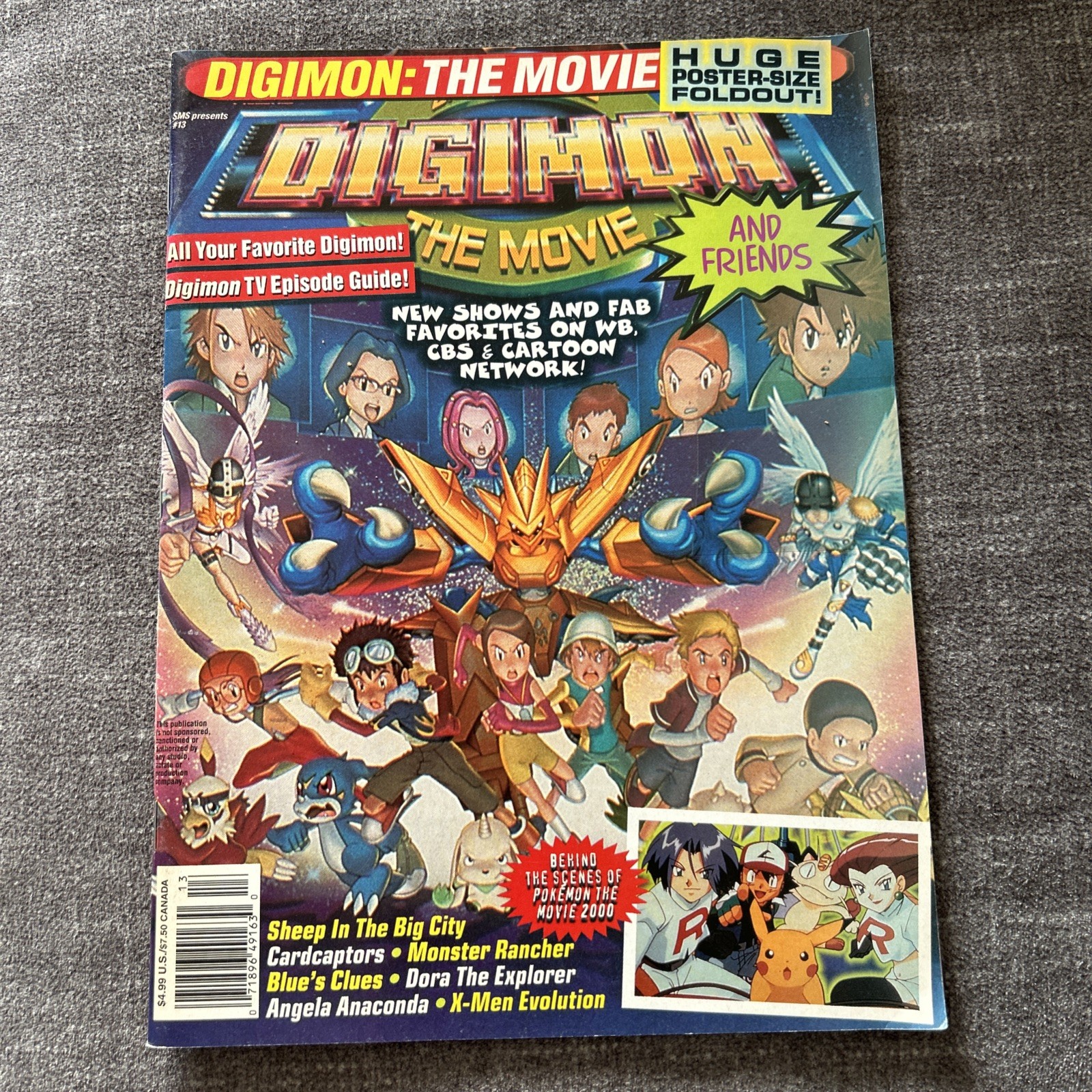 Starlog Movie Series 13 Digimon The Movie and Friends 2000 Poster Magazine