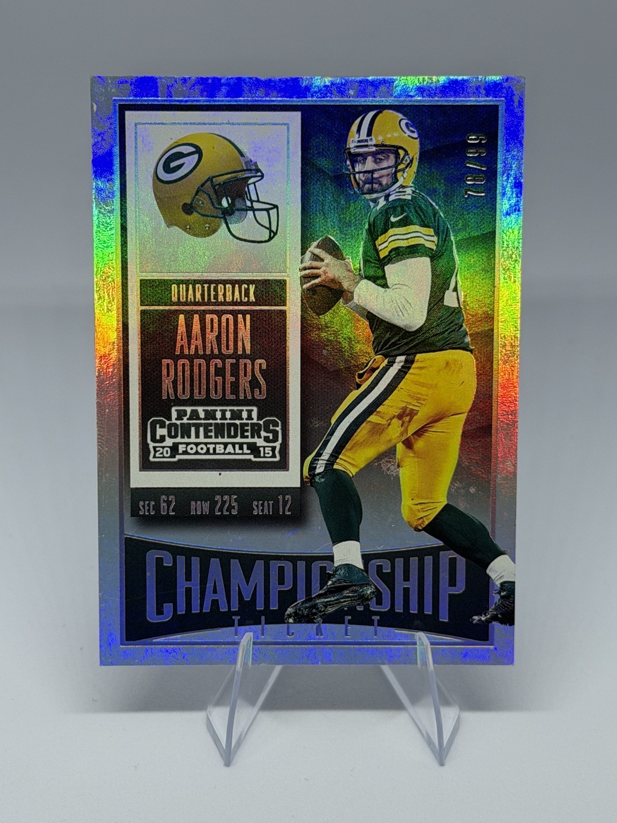 2015 Panini Contenders - Aaron Rodgers #66 Championship Ticket /99 2015 Panini Contenders - Aaron Rodgers #66 Championship Ticket /99