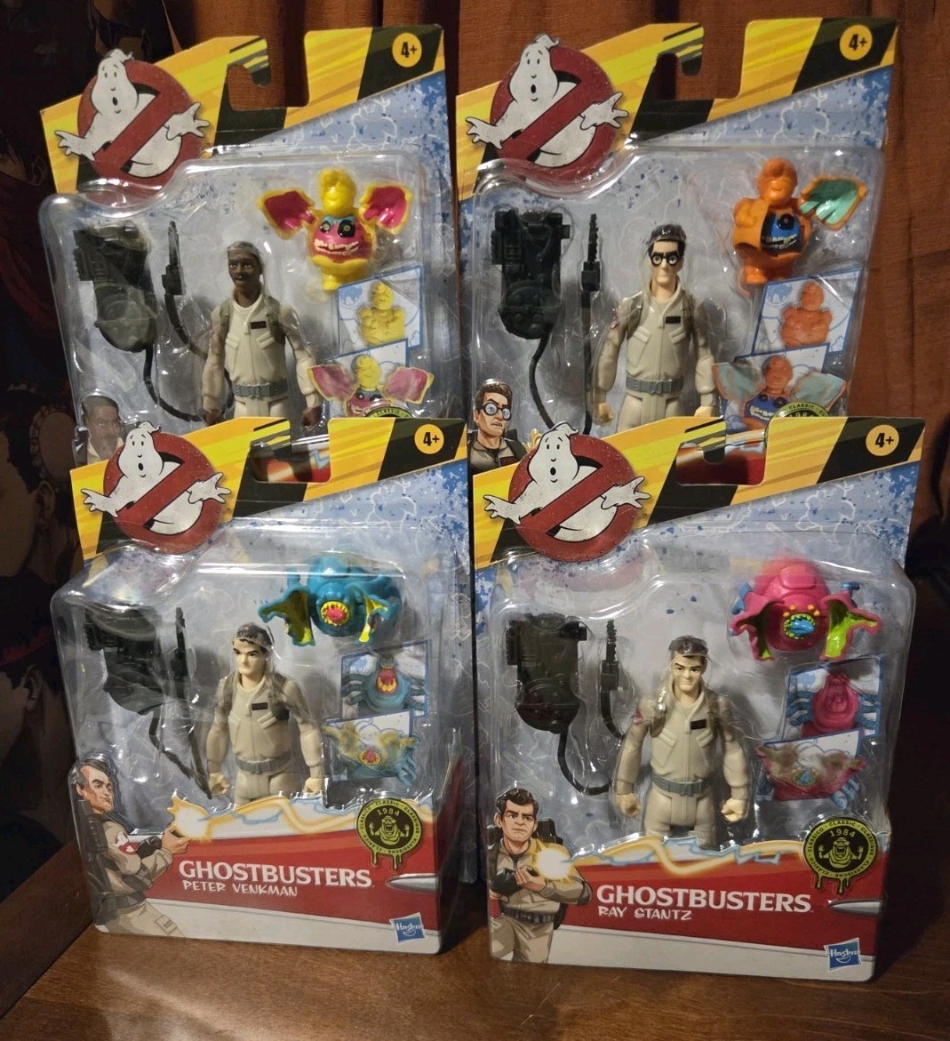 Ghostbusters Classic 1984 Fright Feature 5” Figures Winston Peter Egon Ray Lot