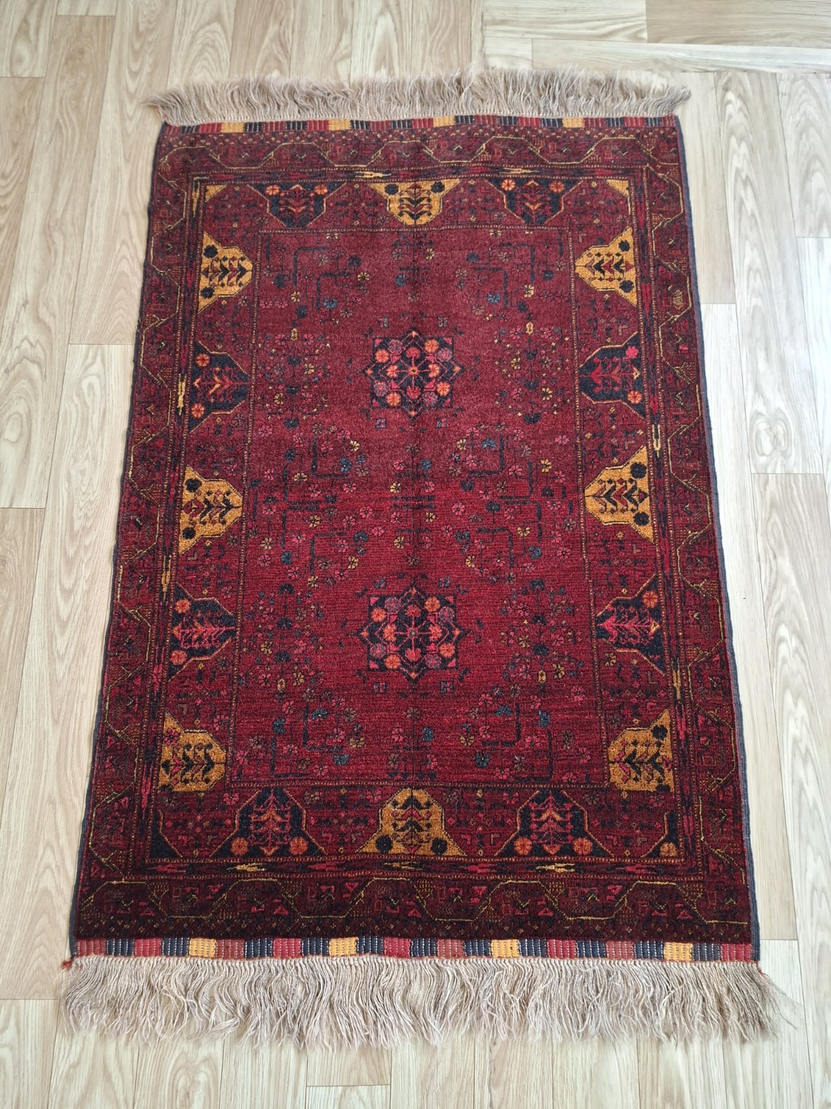 S03 Khal Mohammadi vintage Afghan Tribal Woolen Rug Fine Quality 150×102 Cm S03 Khal Mohammadi vintage Afghan Tribal Woolen Rug Fine Quality 150×102 Cm