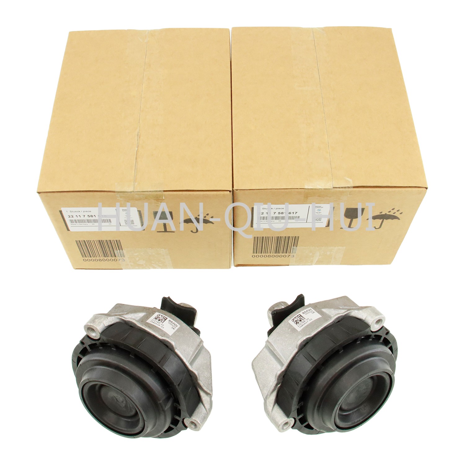 2Pcs OEM For 2019-2023 BMW 330i 430i 2.0L Engine Motor Mounts 22117581617