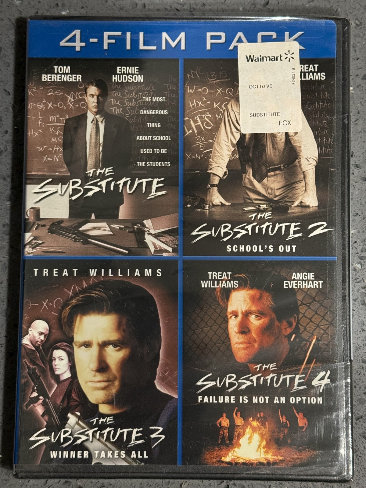 The Substitute 4-Film Pack, 1 2 3 4 (2000, DVD) Brand New, Factory Sealed