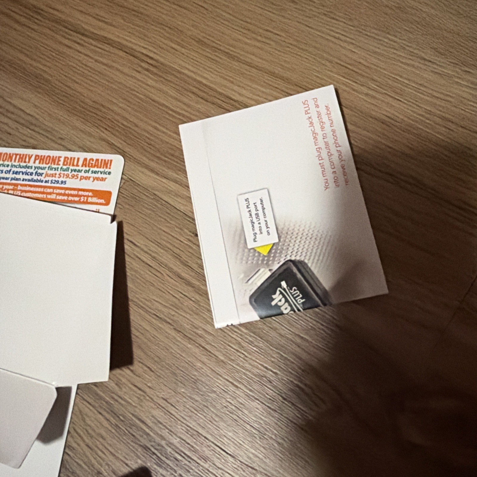 Magic Jack Plus Free Local Long Distance Calling Telephone Unit 430-0460 Note Magic Jack Plus Free Local Long Distance Calling Telephone Unit 430-0460 Note