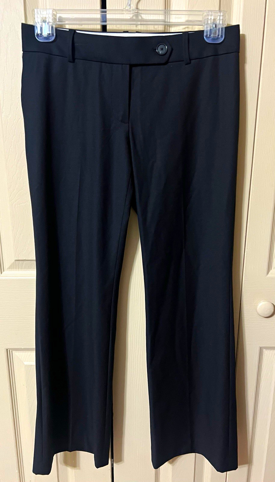 Ann Taylor LOFT Women’s Petite 4P Black Straight Leg Dress Pants Pockets Ann Taylor LOFT Women’s Petite 4P Black Straight Leg Dress Pants Pockets