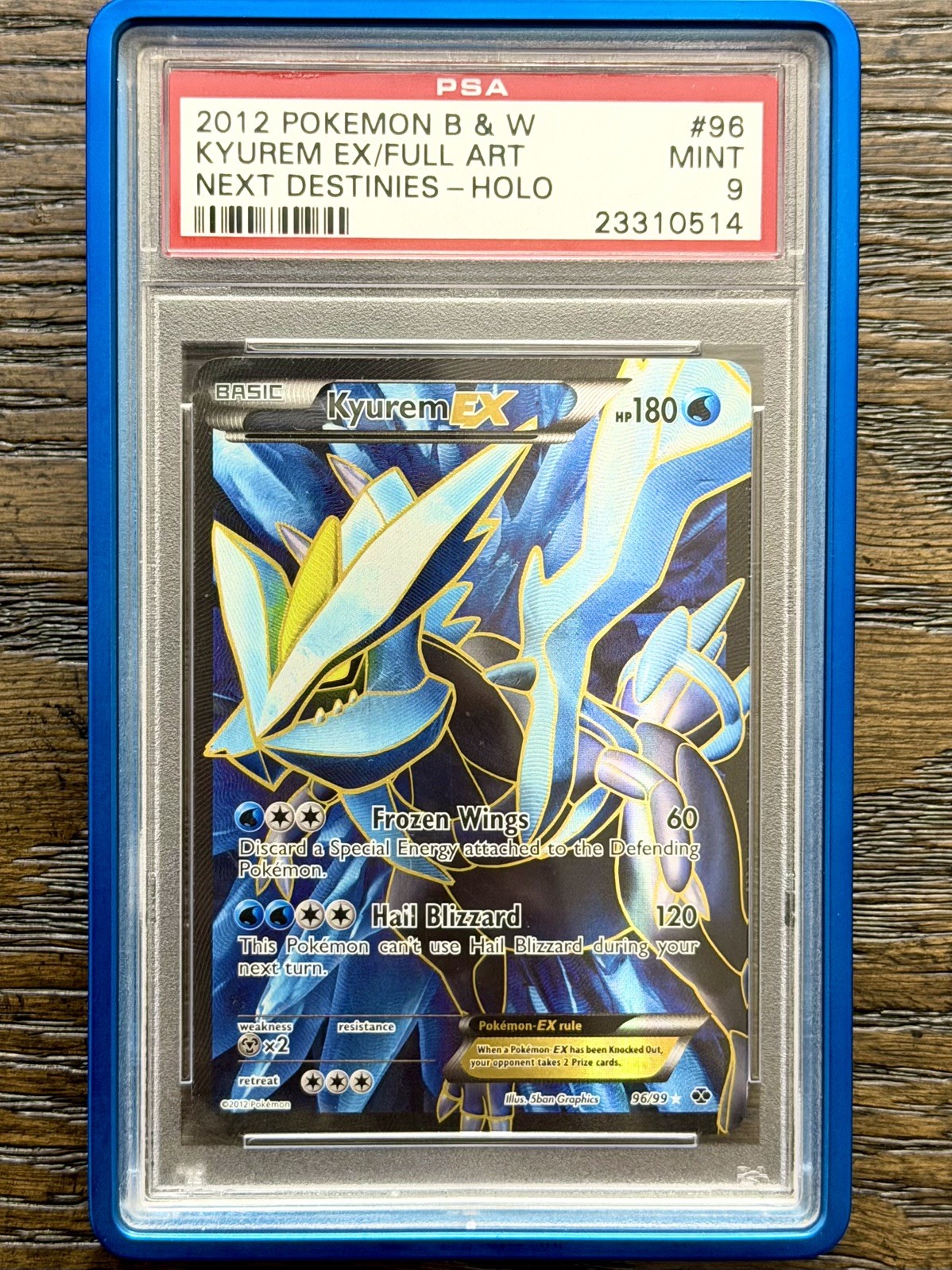 2012 Pokemon B & W Next Destinies #96 Kyurem Ex FA PSA 9 MINT *Low Pop