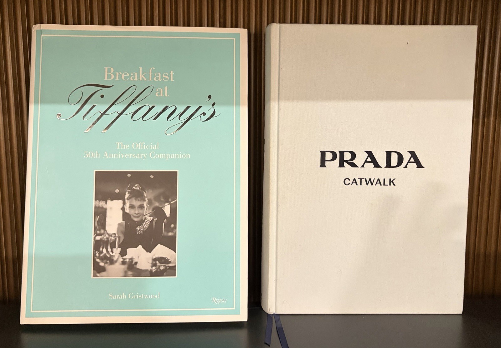 PRADA CATWALK  and  Breakfast at TIFFANYS - 2 Books .