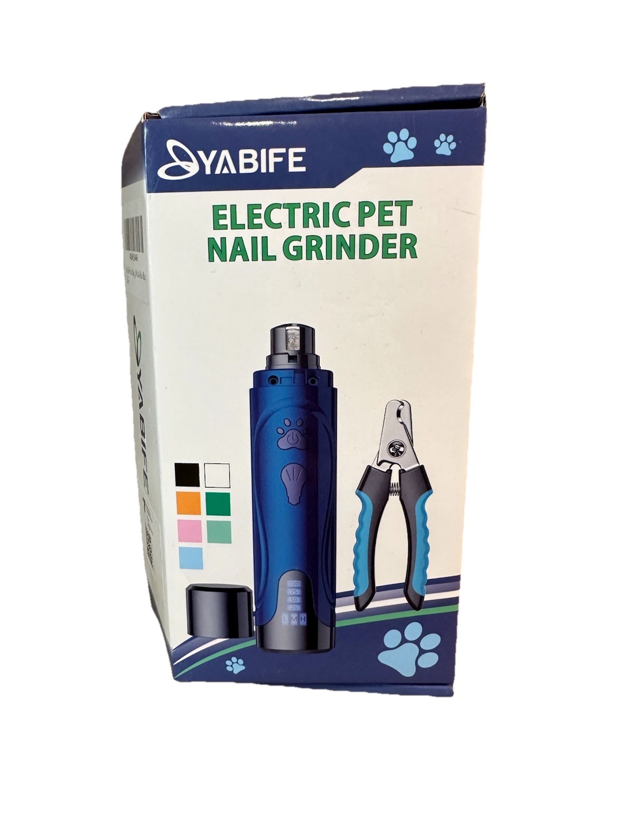 Electric Pet Nail Grinder & Clipper Set Rechargeable USB-C Dog Cat Nail Trimmer