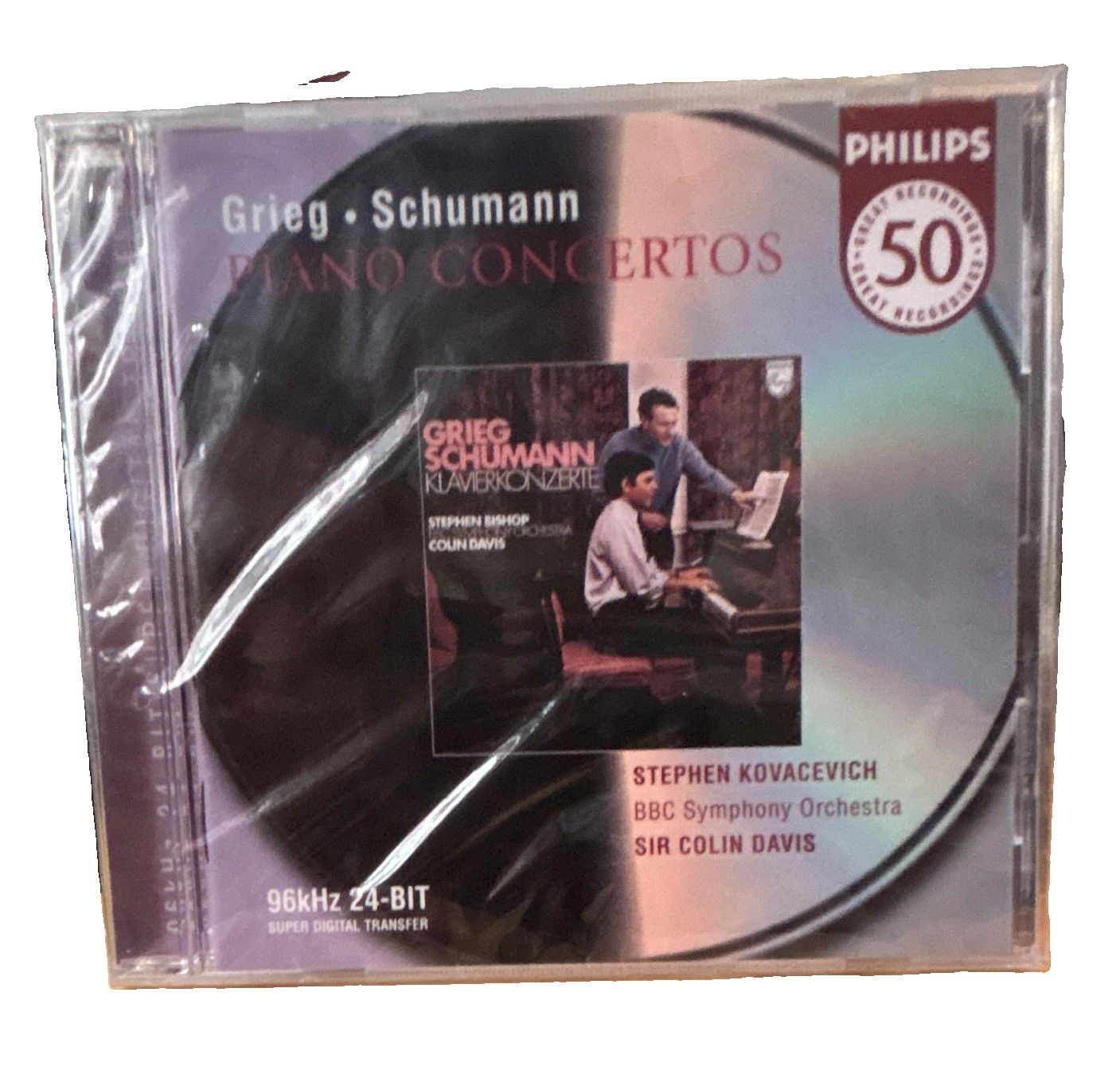 Philips 50 Grieg/Schumann Piano Concertos Kovacevich BBC/Davis CD 1997
