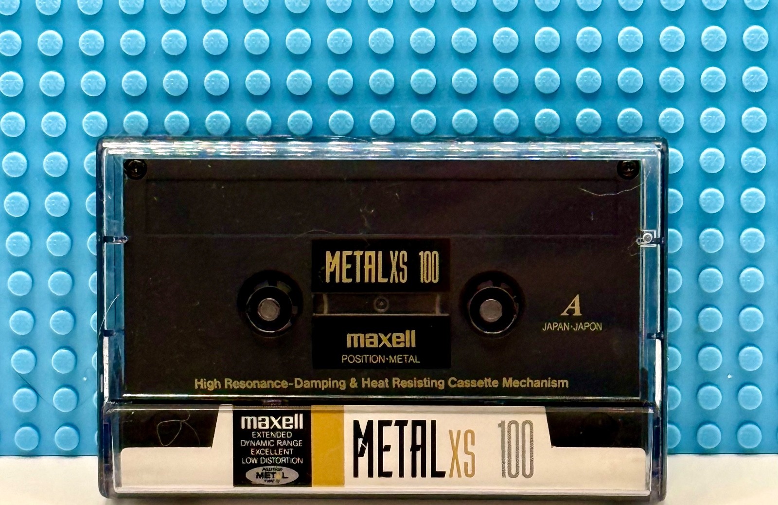 MAXELL METAL XS   100   1995  JAPAN  TYPE IV   BLANK CASSETTE TAPE (1) (USED)