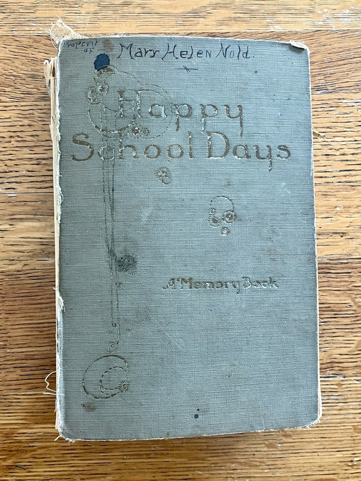 1931 Vintage Book High School Days Ephemera Scrapbook Memory Savannah HS