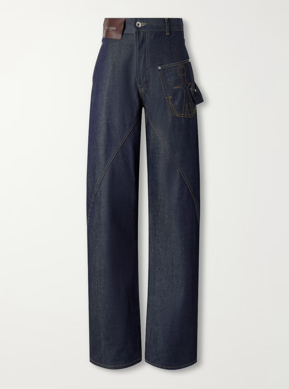 JW Anderson Twisted Workwear Jeans Indigo Size 26 NWT Made in Japan