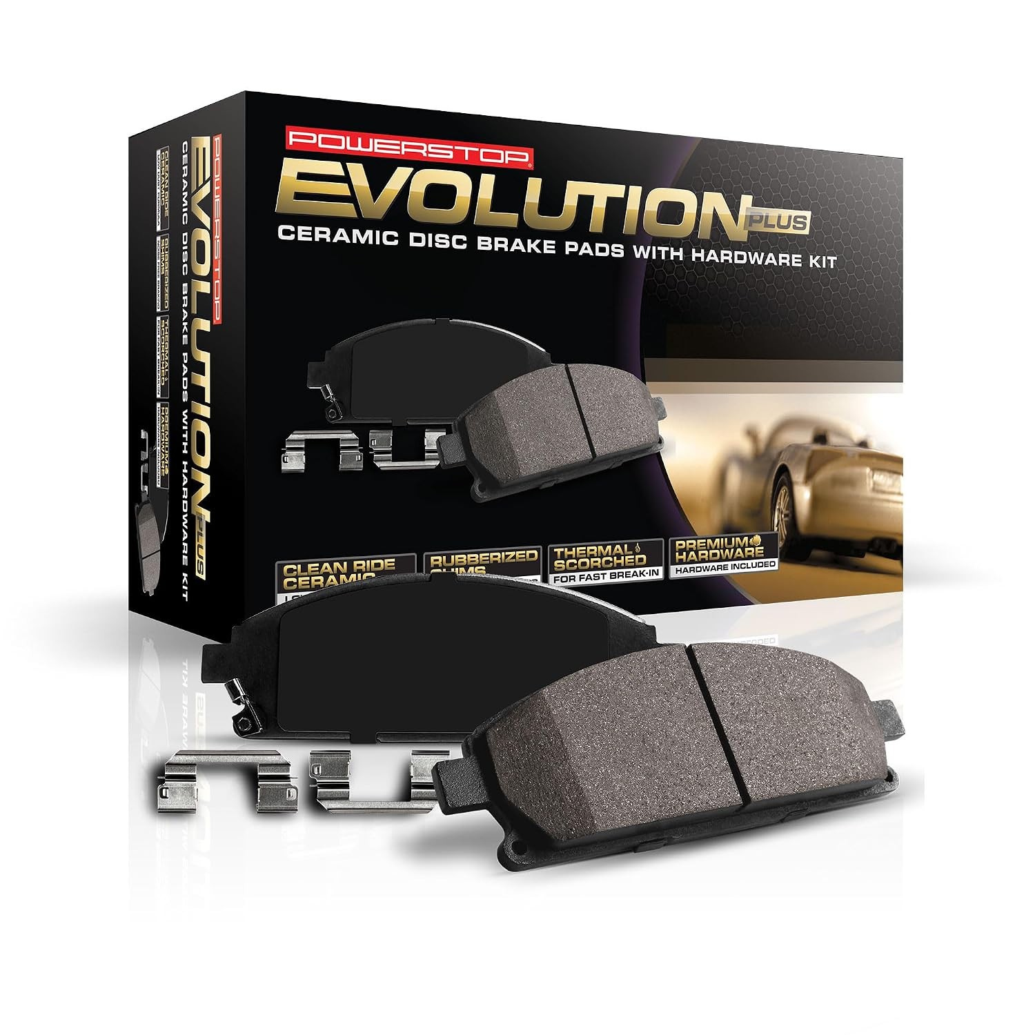 PowerStop Z17 Replacement Ceramic Brake Pads Front 17-1847