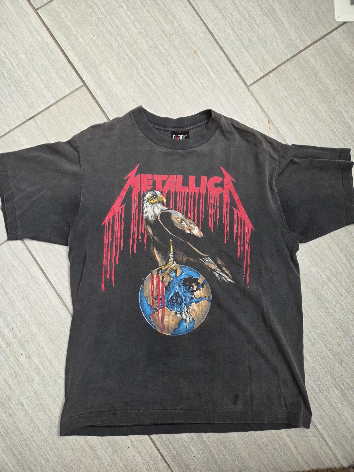 Vintage Metallica T Shirt US Summer 1994 Tour No Where Else To Roam L