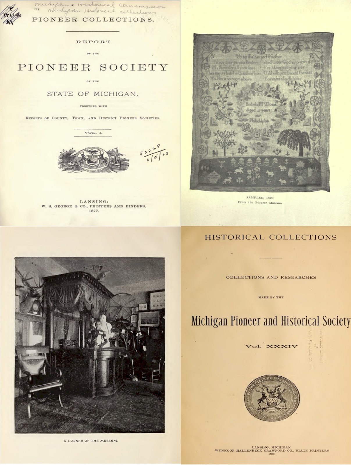 Michigan Historical Collections (1877-1929) - A massive 40 Volume set on DVD