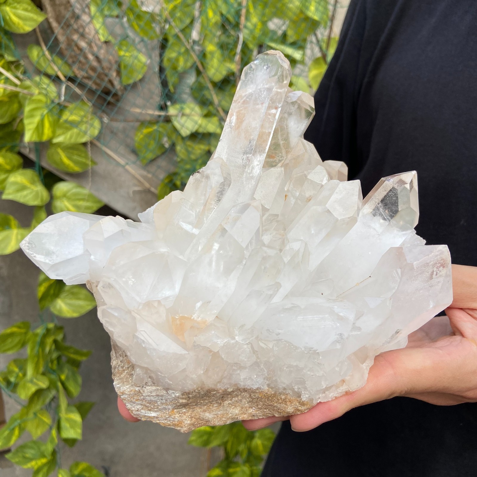 5.3lb Large Natural Clear White Quartz Crystal Cluster Rough Healing Specimen
