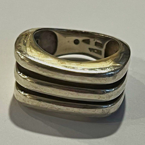 Vintage Silpada Sterling Silver Statement Ring Size 8