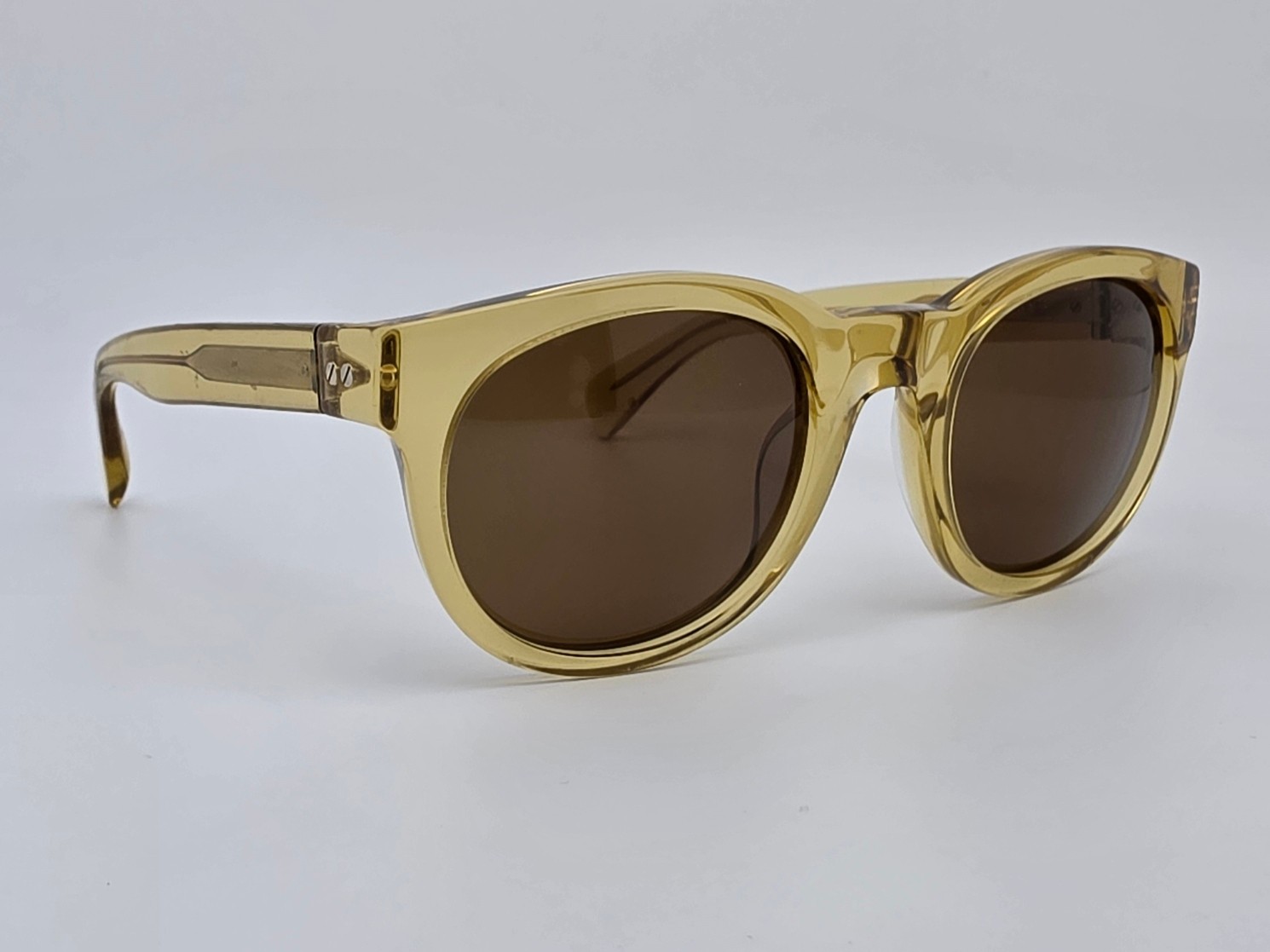 J. Crew JE3726S 229 Crystal Yellow Frame Brown Lens Thick Sunglasses 51-23-135