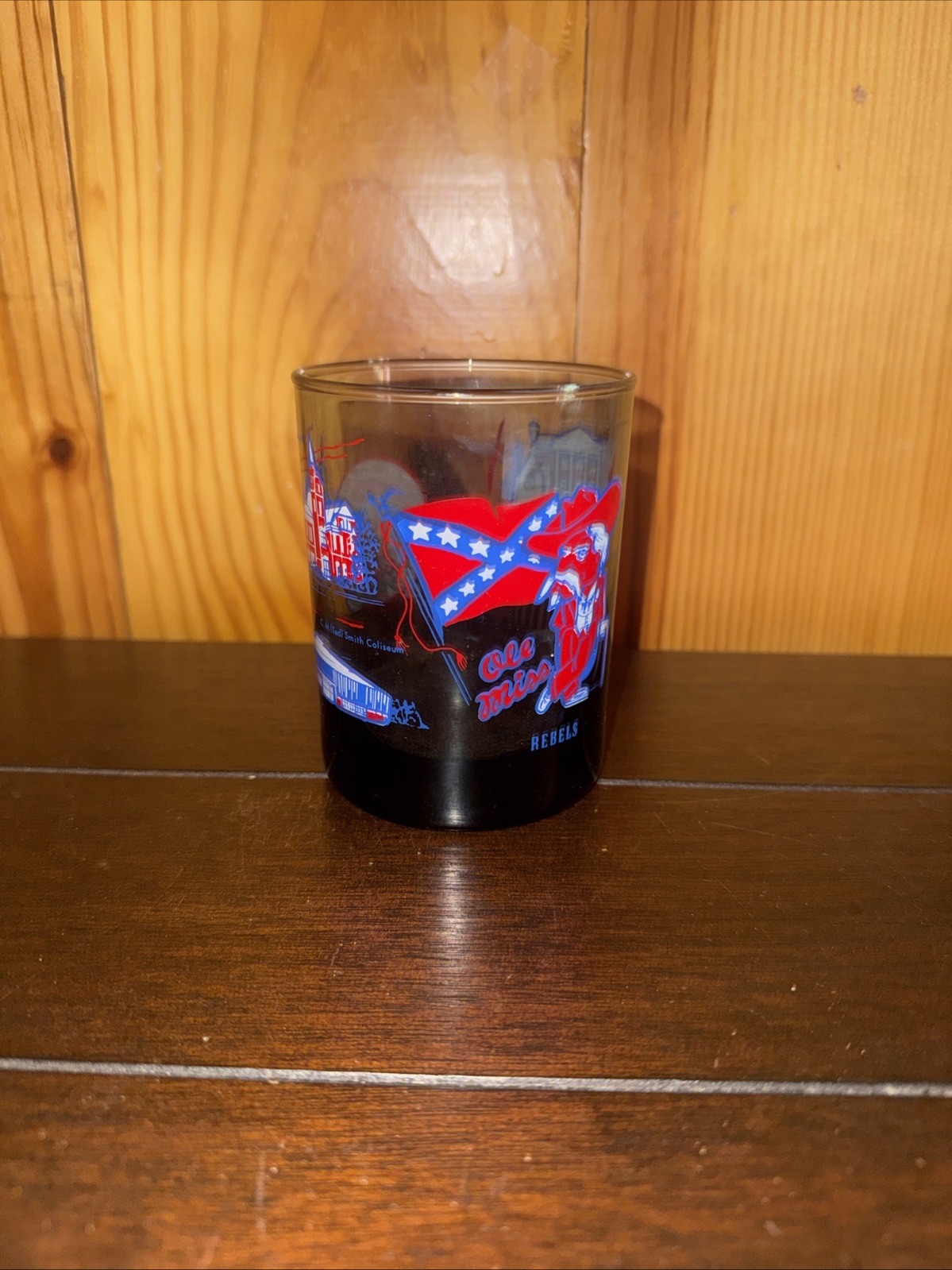 Vintage Colonel Reb Ole Miss Whiskey Glass Vintage Colonel Reb Ole Miss Whiskey Glass