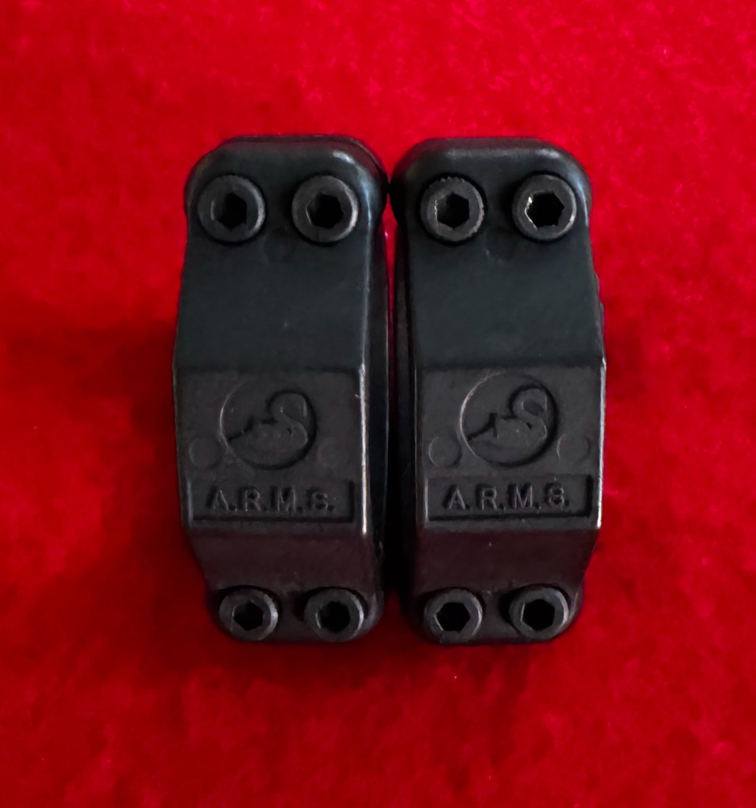 Rare Pair of A.R.M.S. Inc. #21 Rifle Scope Rings NSN 1005-01-469-7725 Rare Pair of A.R.M.S. Inc. #21 Rifle Scope Rings NSN 1005-01-469-7725