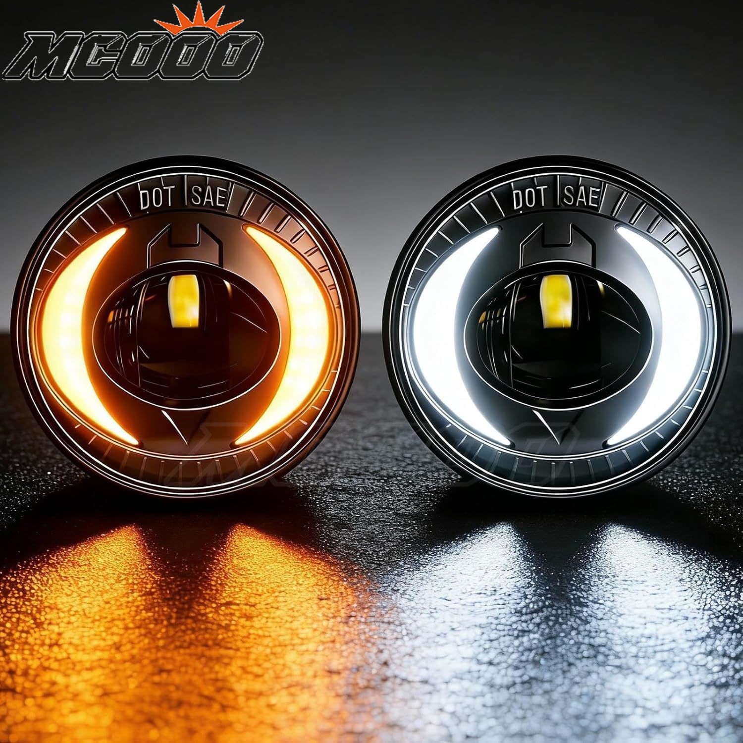 LED Fog Light +DRL For 2007-2014 Chevy Avalanche Suburban Tahoe Yukon Acadia GMC