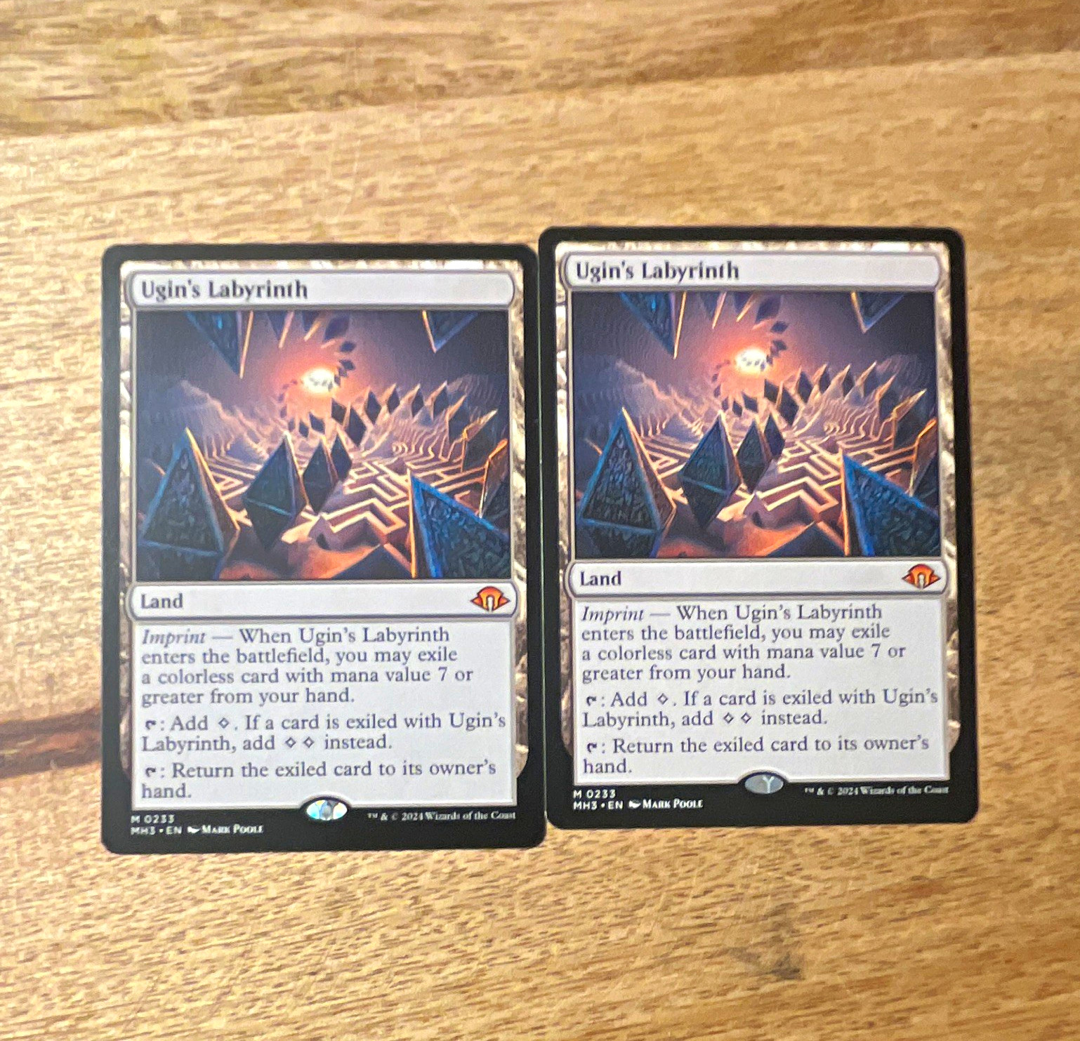 Ugin\'s Labyrinth x2 MH3 Modern Horizons 3 MTG Land Regular English #0233