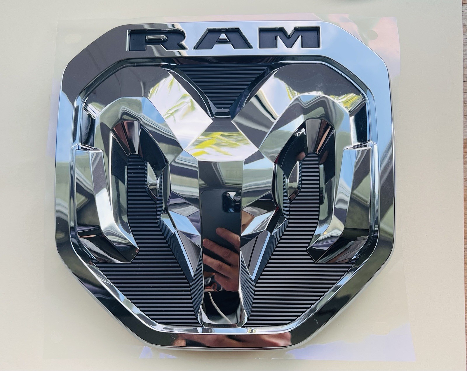 2019-26 Mopar Dodge Ram Tailgate Emblem Medallion CHROME •OEM• 68276332AA • NEW