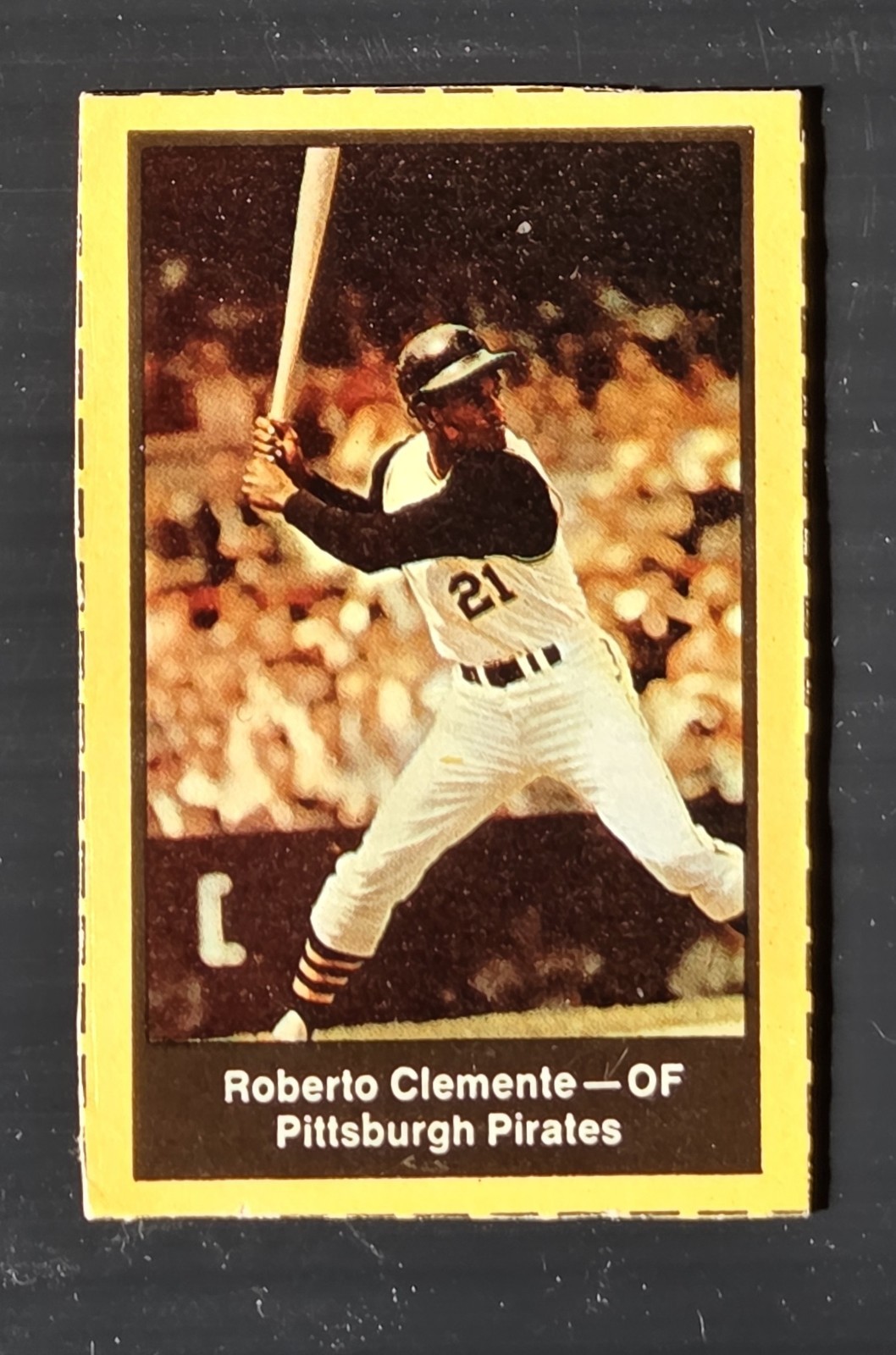1969 Nabisco Team Flakes Roberto Clemente HOF SHARP NM/MINT Hand Cut Pirates