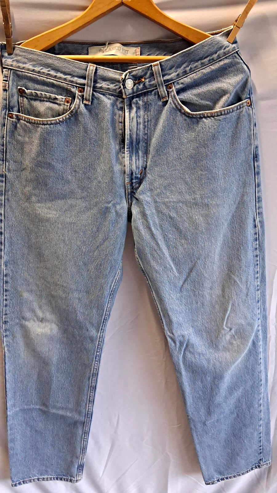 Levi\'s 550 Mens 2005 Vintage Relaxed Fit Jeans Red Tab Size 32x33 Fair Condition