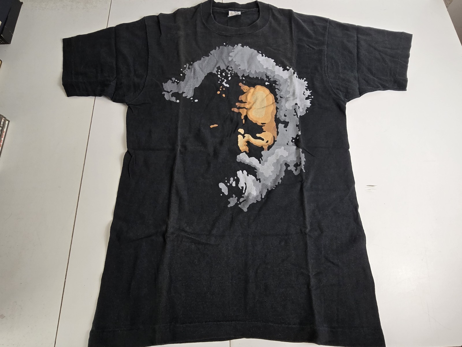 Vintage 1991 Jerry Garcia Black Shirt Fruit of the loom L Single Stitch USA Made Vintage 1991 Jerry Garcia Black Shirt Fruit of the loom L Single Stitch USA Made