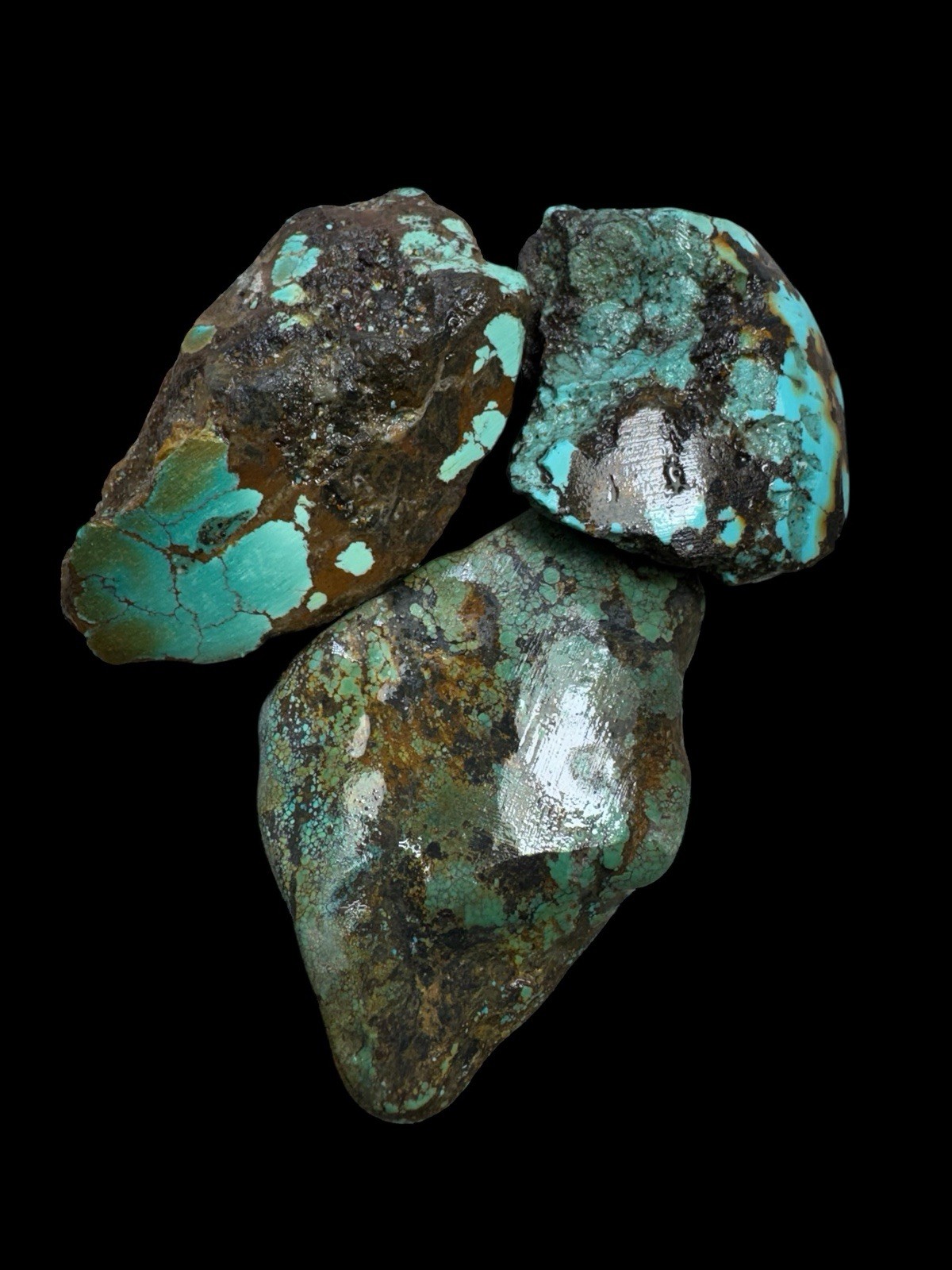 Stabilized Hubei Turquoise Mixed Lot Stabilized Hubei Turquoise Mixed Lot