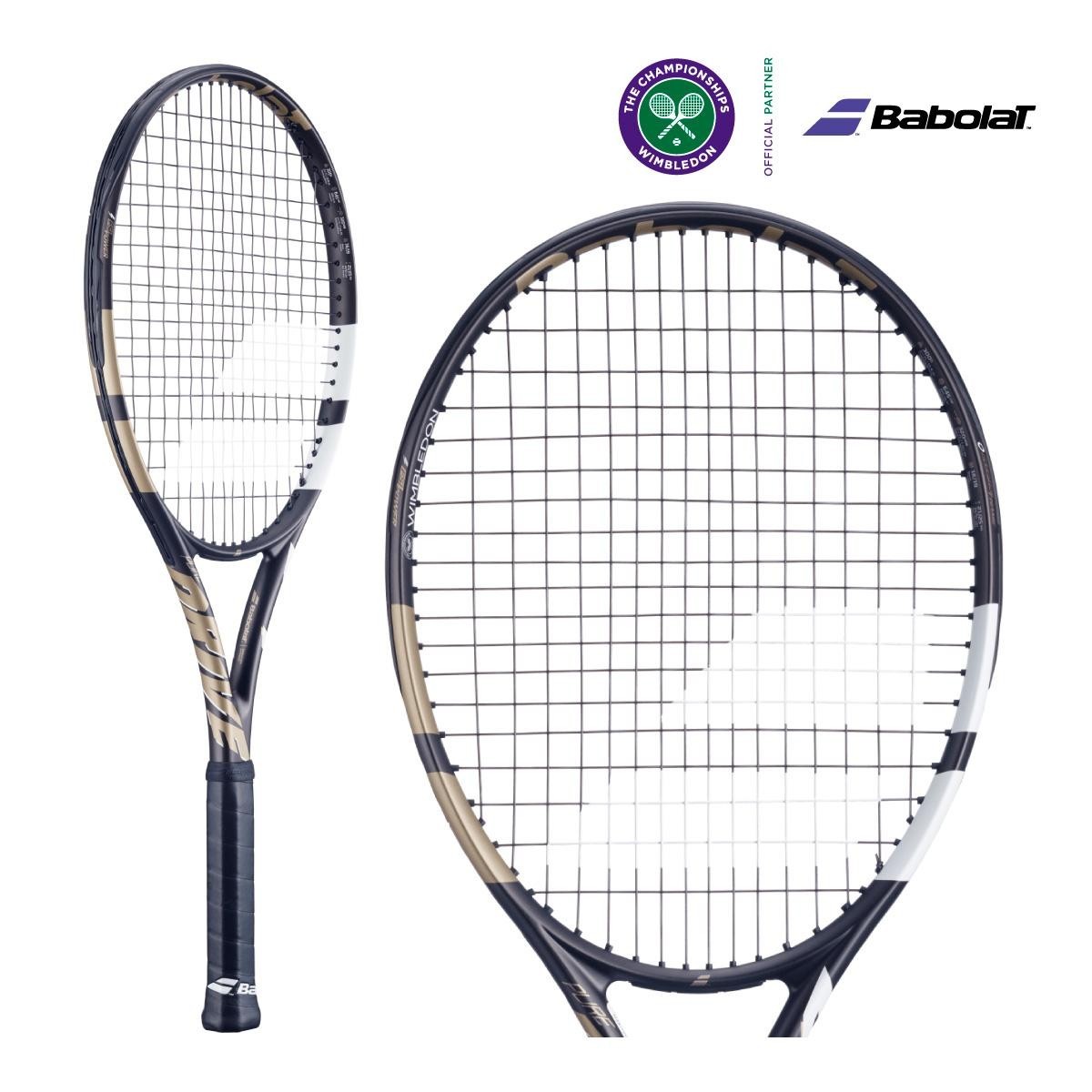 Babolat Pure Drive Wimbledon Grip Size 2 (4 1/4) Pre-Strung white Ready to Play Babolat Pure Drive Wimbledon Grip Size 2 (4 1/4) Pre-Strung white Ready to Play