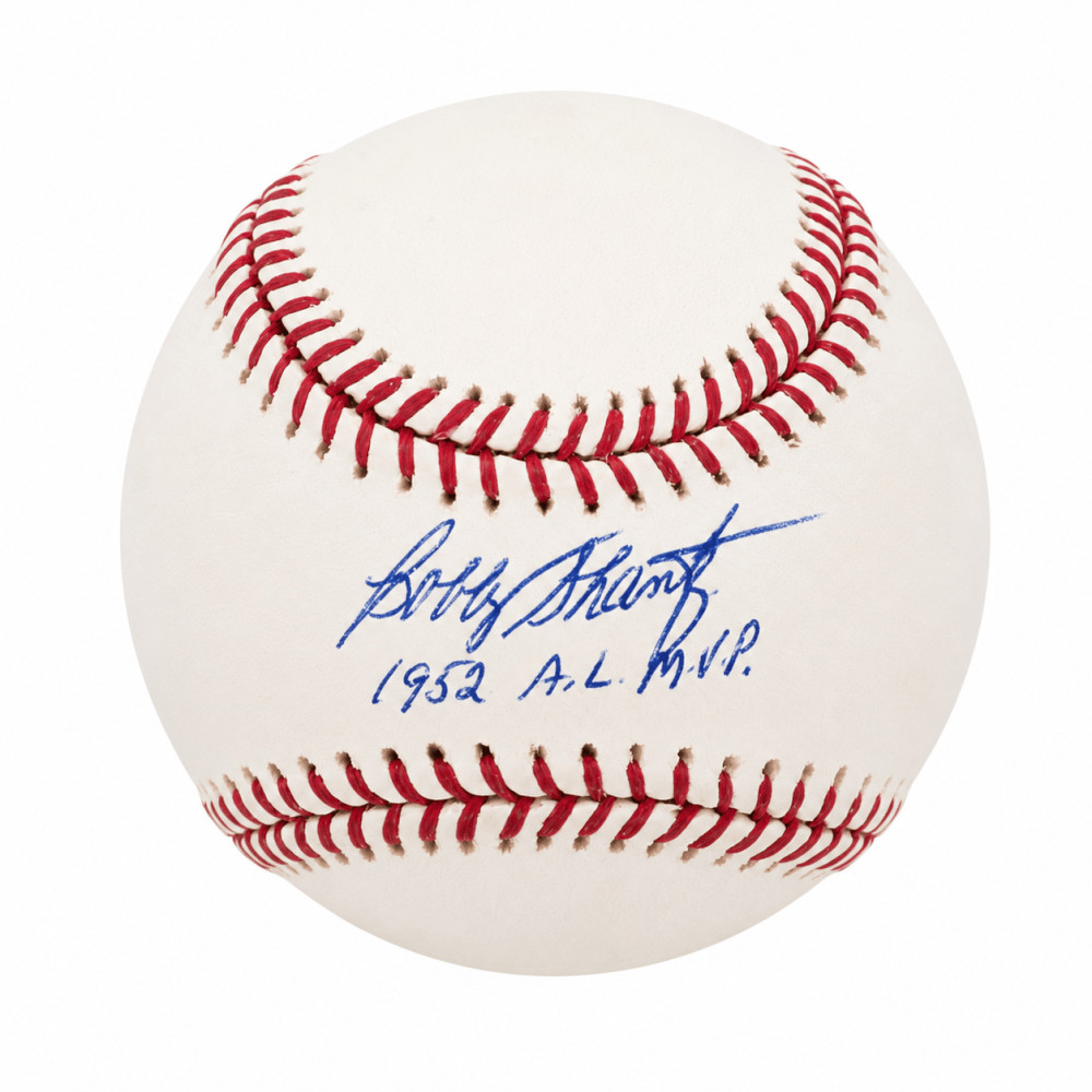 Bobby Shantz Signed Rawlings (Selig) MLB Baseball w/1952 AL MVP - (SCHWARTZ COA)