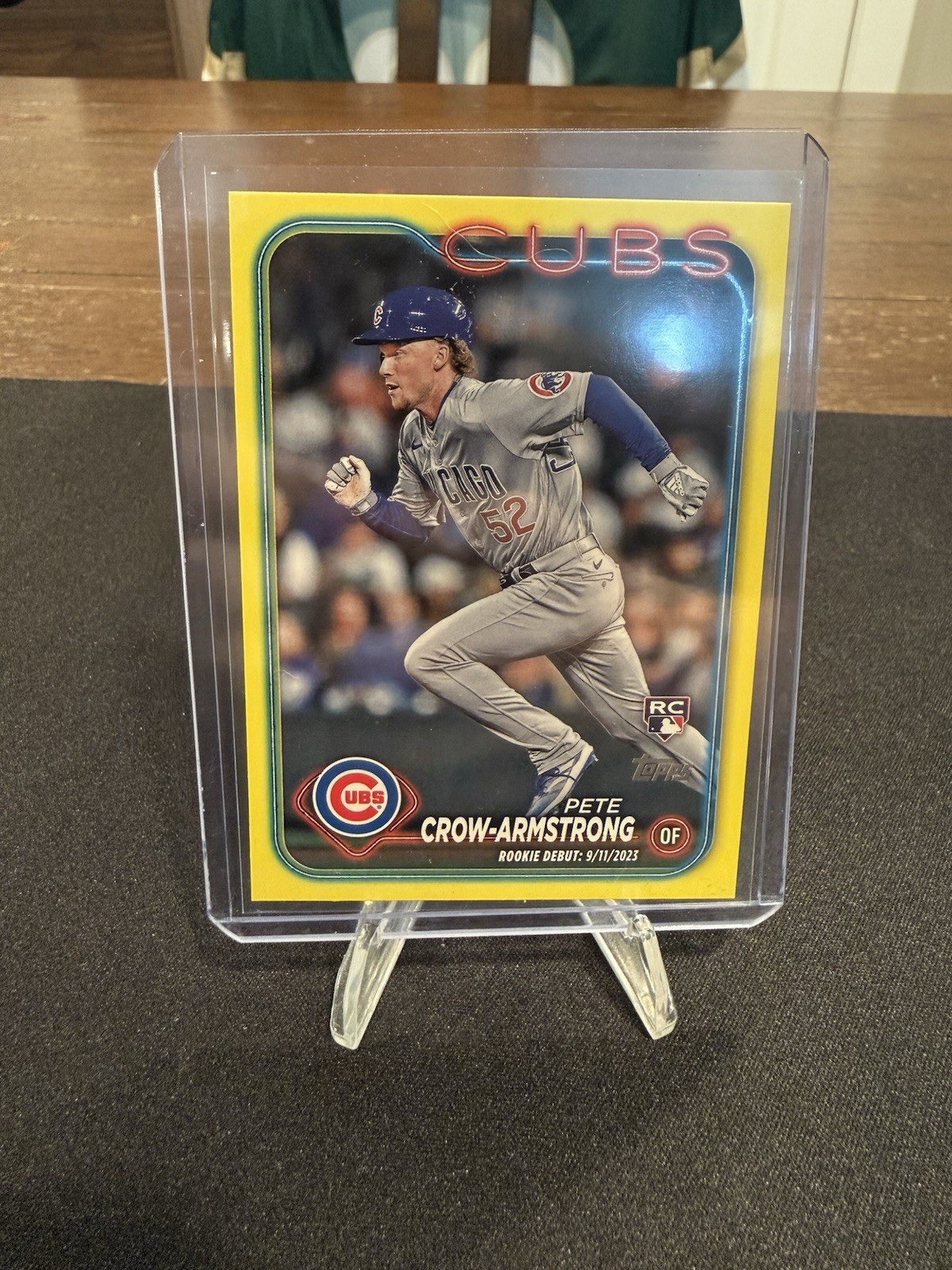 2024 Topps Update Rookie Debut Pete Crow-Armstrong #US91 Yellow (RC) Cubs MVP