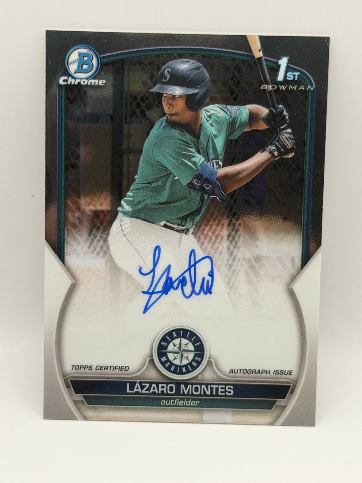 2023 Bowman - Chrome Prospect Autographs Lazaro Montes #CPA-LM (AU, RC)