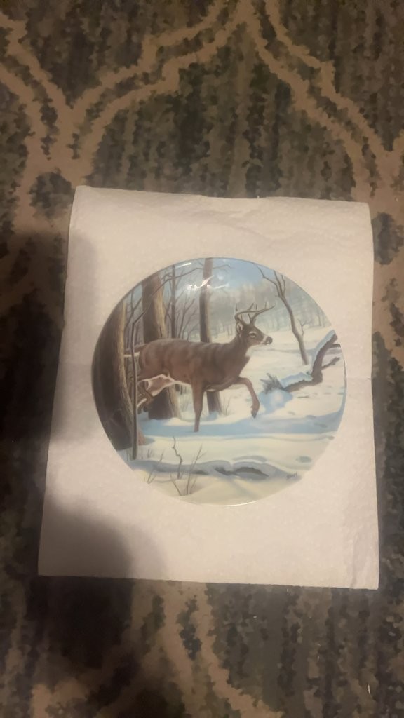 The White-Tailed Deer Collector Plate by The Bradford Exchange