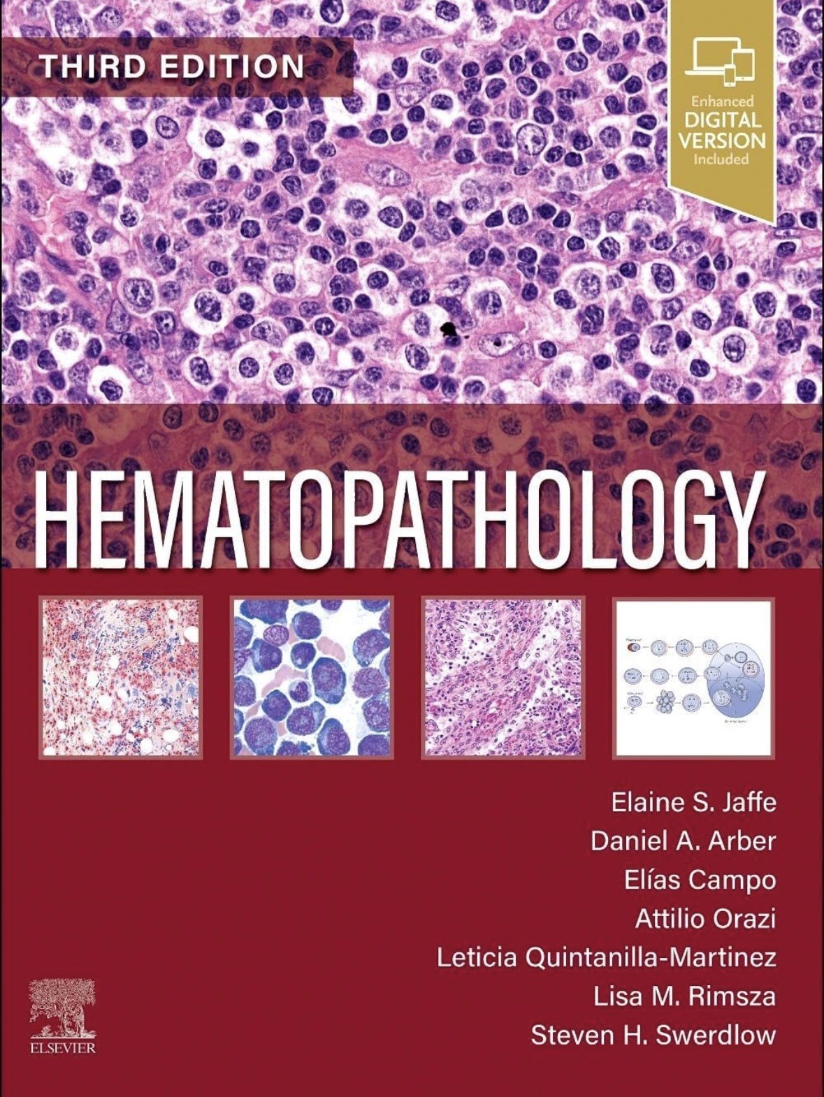 Hematopathology 3rd Edition by Elaine Jaffe Hardcover Book. Sealed.