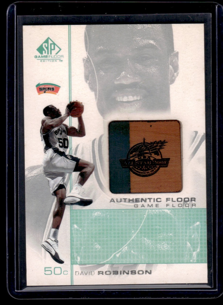 2000-01 SP Game Floor Authentic David Robinson San Antonio Spurs #DV
