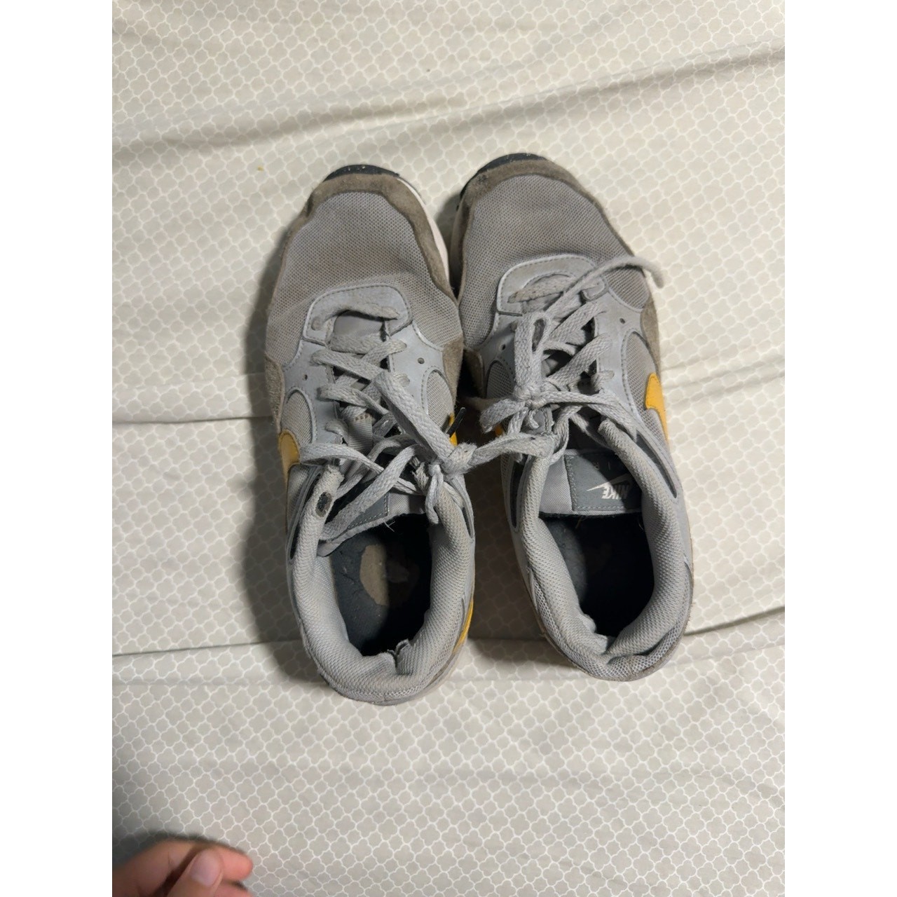 Nike Air Max SC Gray Yellow Sneakers Mens US 8 CW4555-011