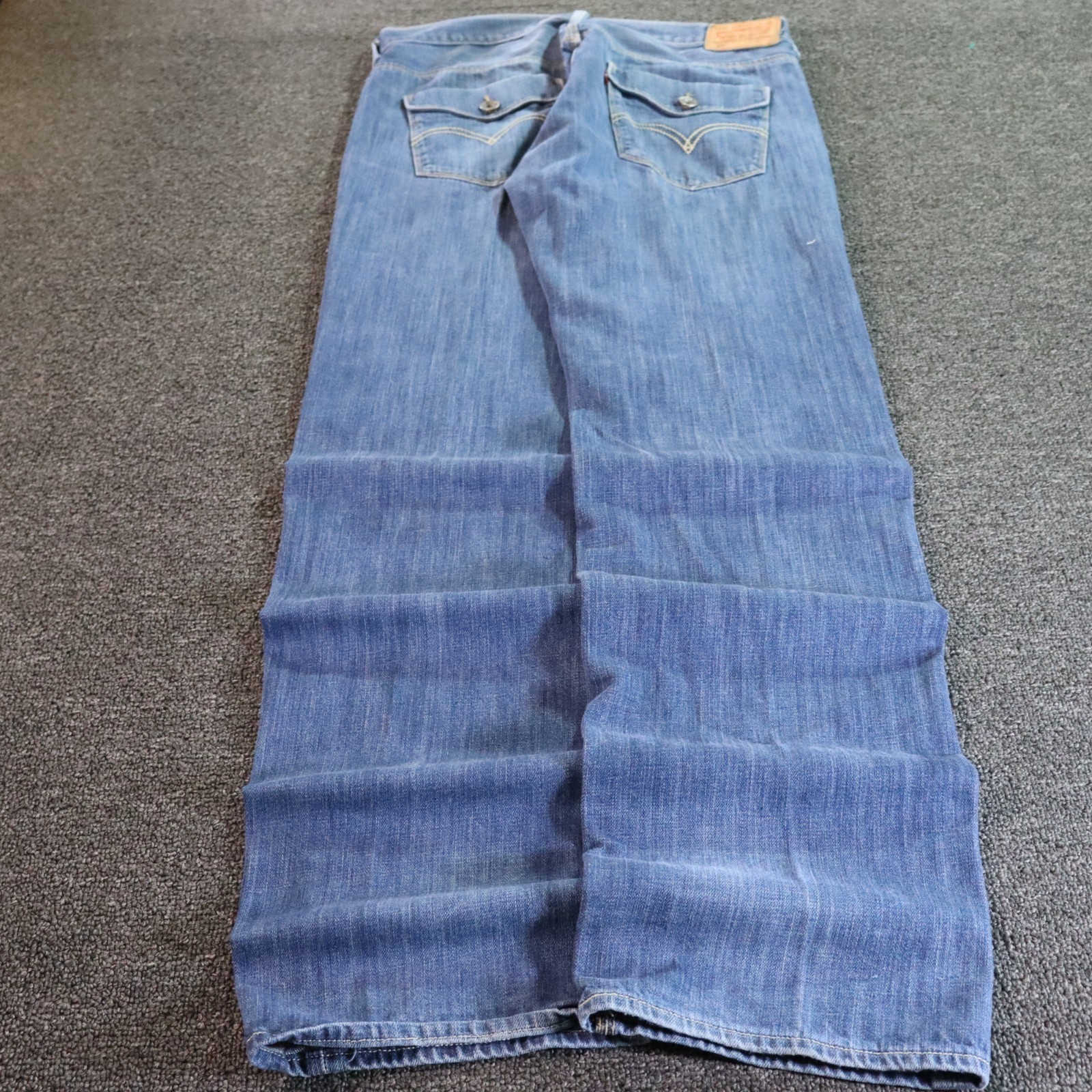 Levi\'s 559 Loose Straight Jeans Mens 36x36 Blue Denim Flap Pocket Y2k Skater