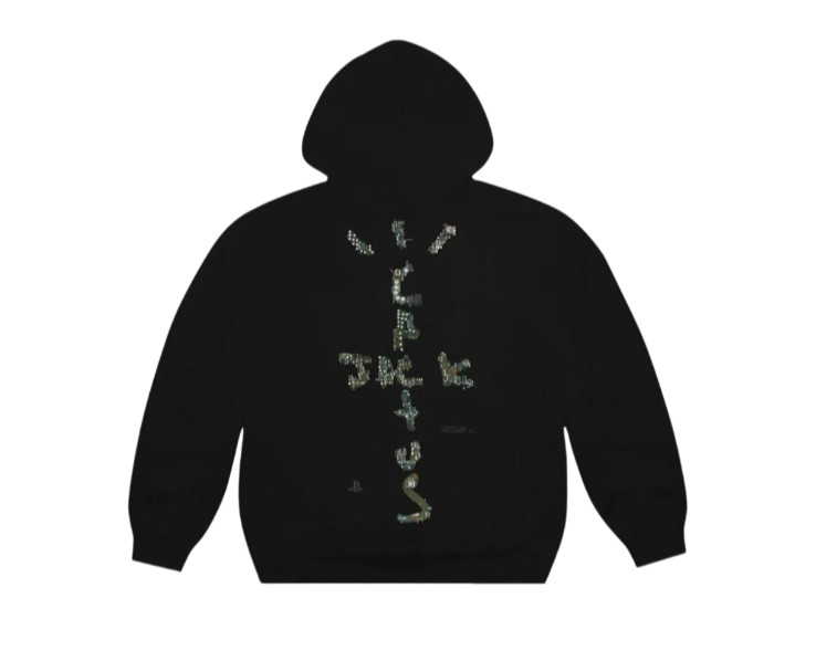 Cactus jack by travis scott Motherboard II Hoodie Black Cactus jack by travis scott Motherboard II Hoodie Black