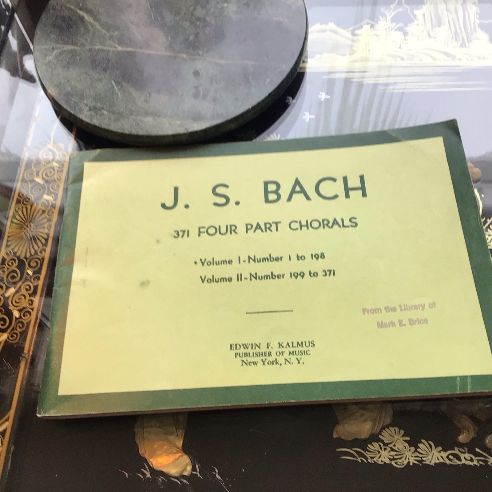 J.S Bach 371 Four Part Chorals Volume 1. Original book in German Rare Excellent