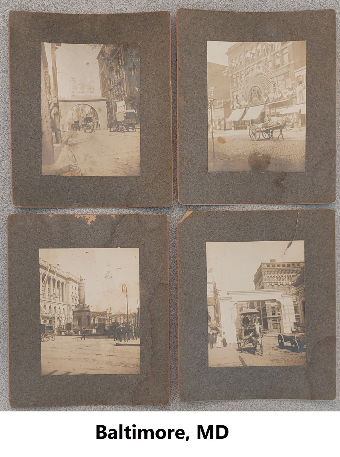 4 Early Photos of Baltimore Maryland
