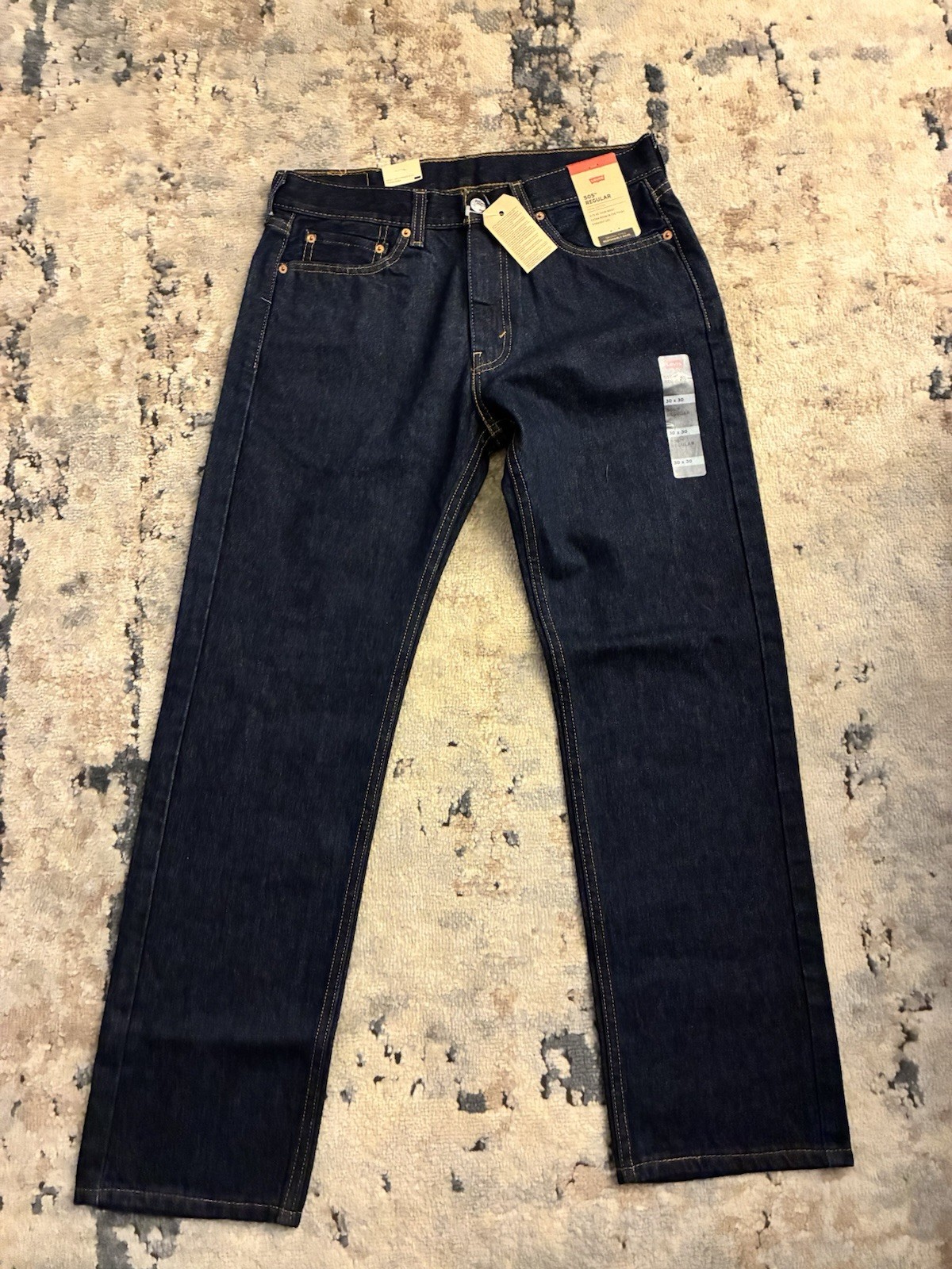 Levi\'s 505 Men\'s Jeans Blue, Straight Leg, Regular Fit 30x30 NWT
