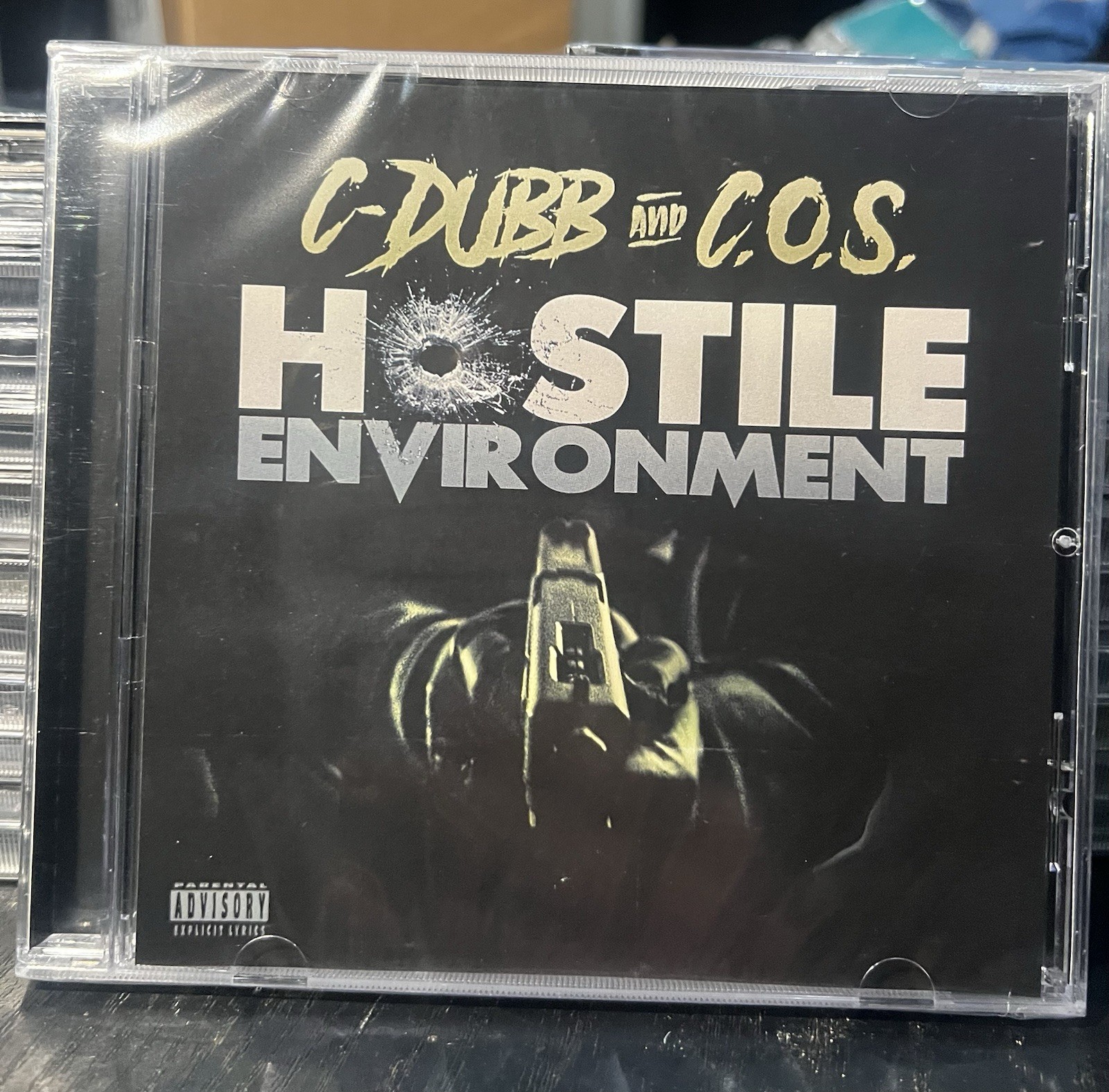 C-DUBB & C.O.S. - HOSTILE ENVIRONMENT CD NEW SEALED SACRAMENTO RAP C-DUBB & C.O.S. - HOSTILE ENVIRONMENT CD NEW SEALED SACRAMENTO RAP