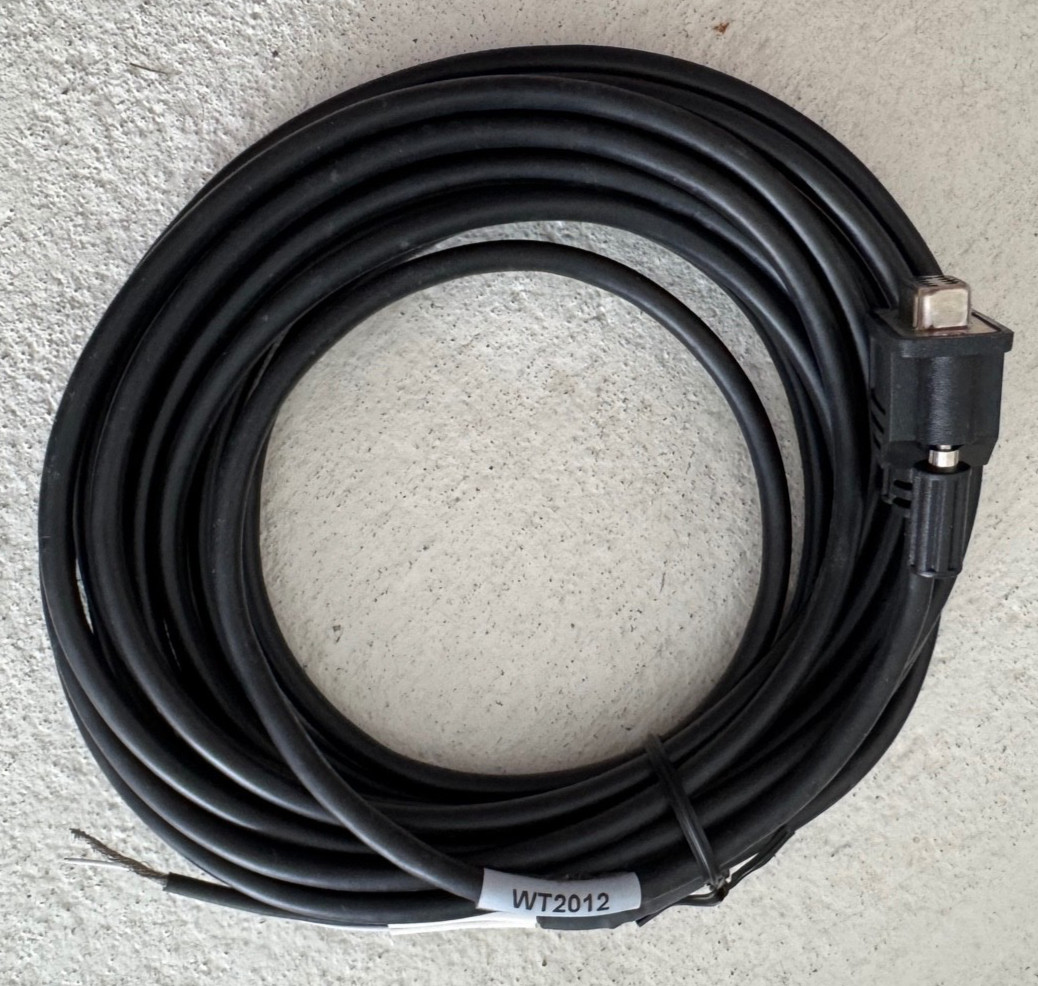 Motorola HKN6161A 20' RS232 Data Cable XTL5000 Rear Accessory Port NOS