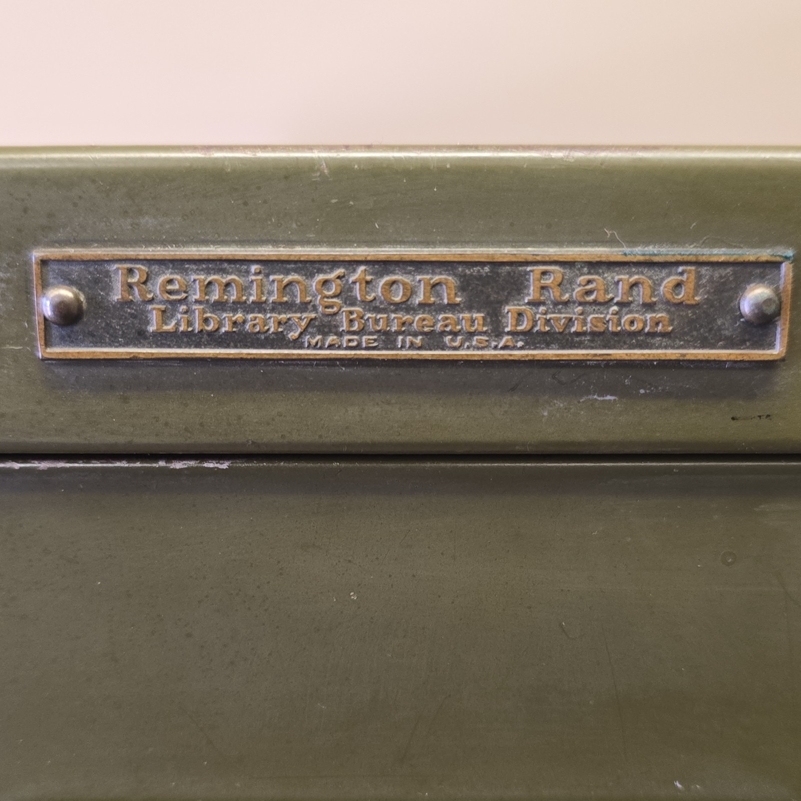 Remington Rand Library Bureau Vintage 5 Drawer Metal Vertical File