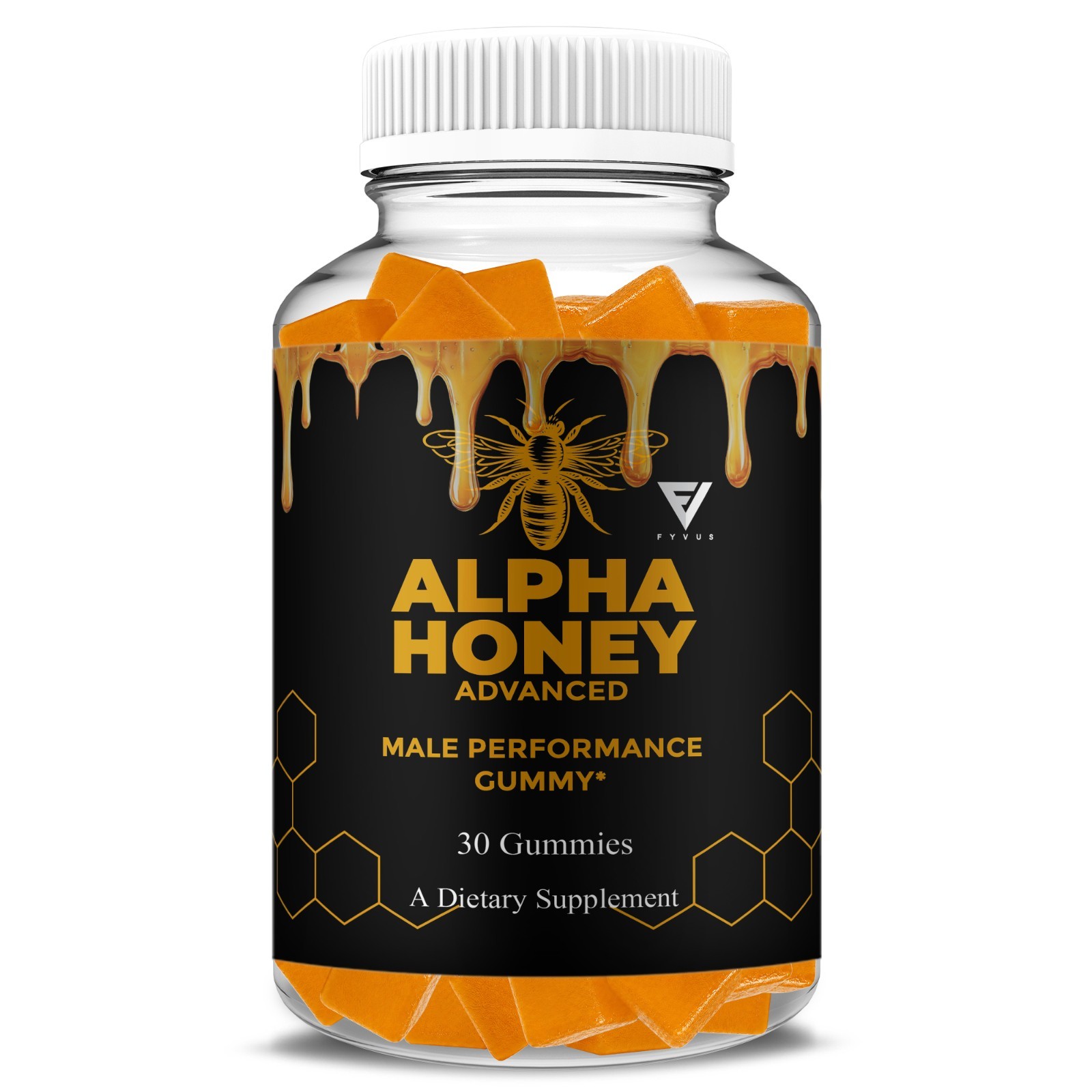 Alpha Honey Performance Gummies, AlphaHoney Supplement (30 Gummies)