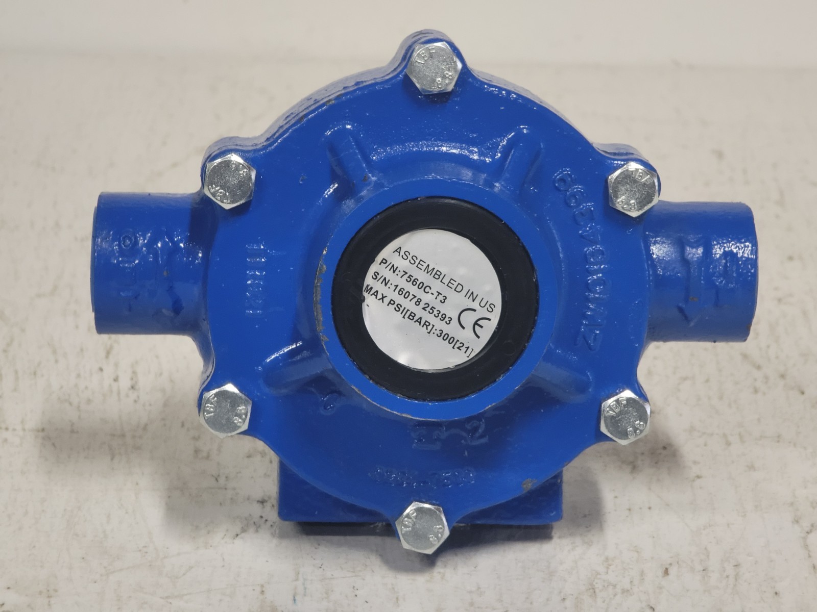 NEW Pentair Hypro 7560C- T3 8-Roller Pump Cast Iron 22.5GPM 300PSI, 1000RPM OB